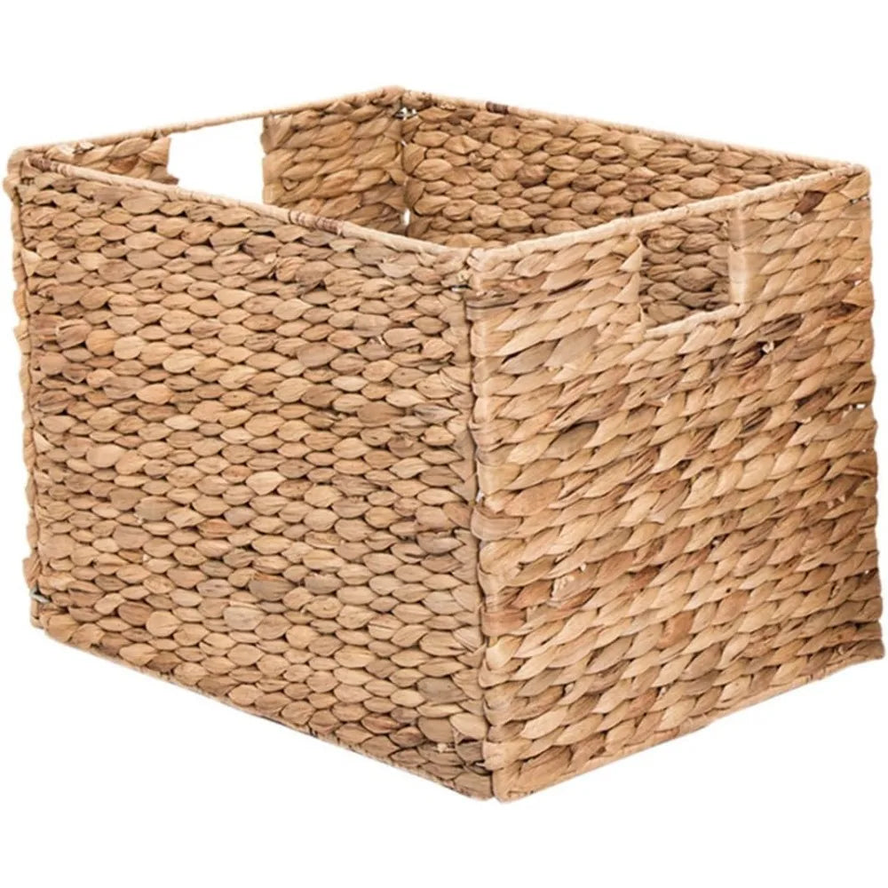 8 Pack Hyacinth Wicker Baskets