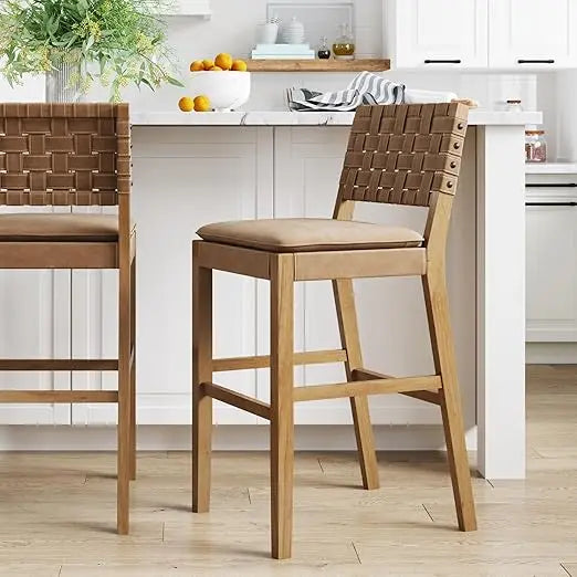 1 or Set of 4-Wood Counter Stool