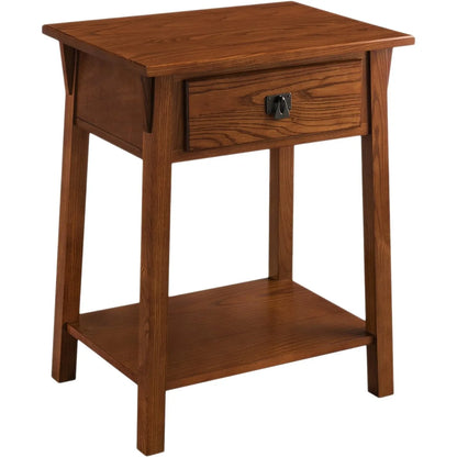 Solid Wood Mission End Table