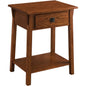 Solid Wood Mission End Table