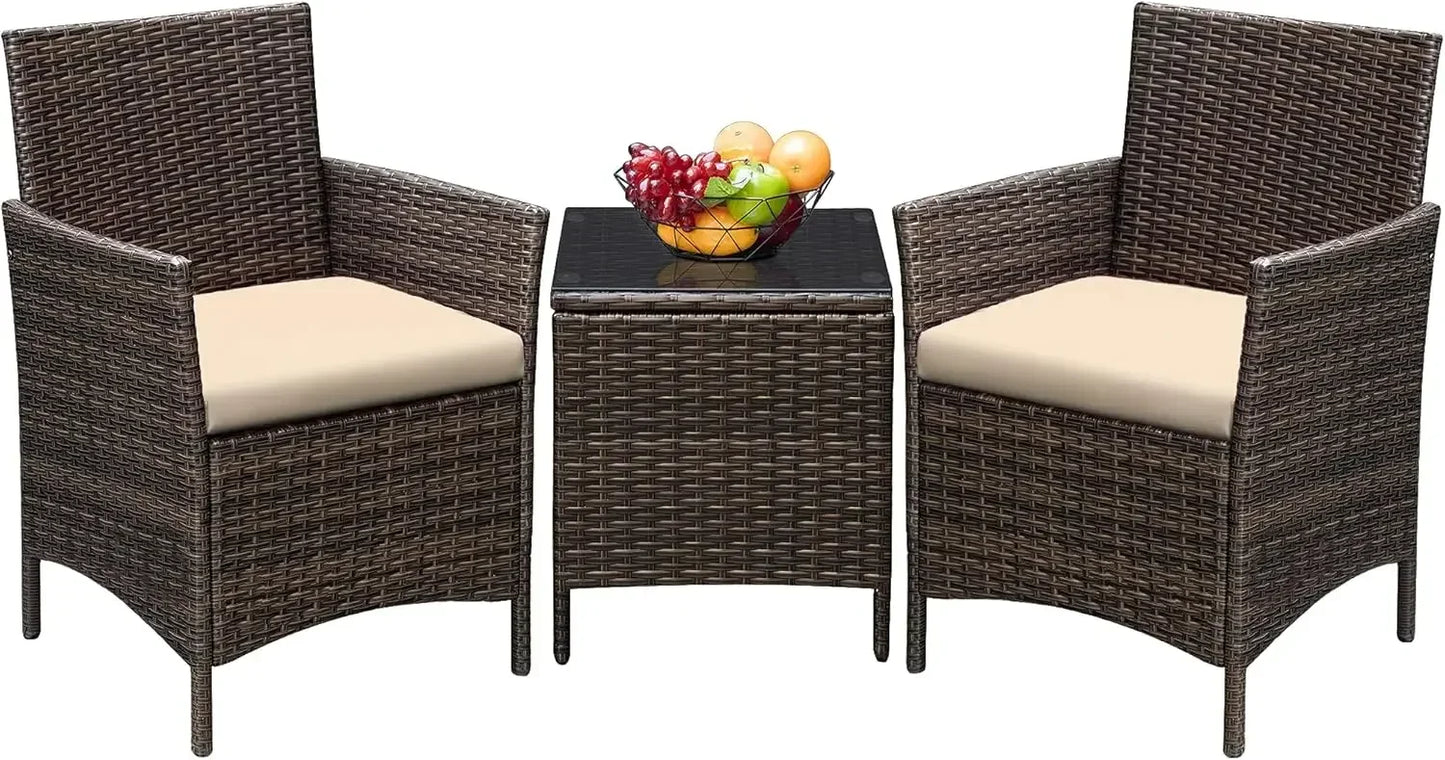 3 Pieces Patio Set