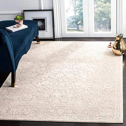 9x12 Beige Cream Boho Area Rug