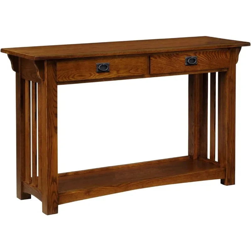 Solid Wood Mission Console Table