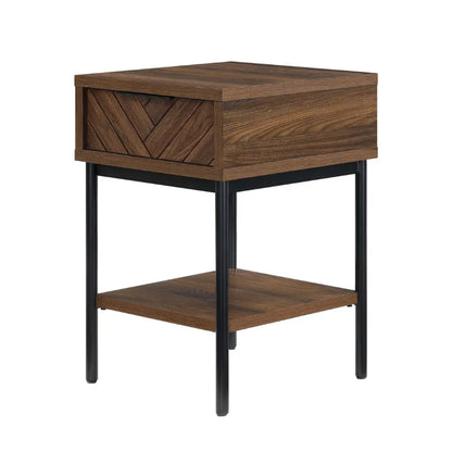 Walnut End Table