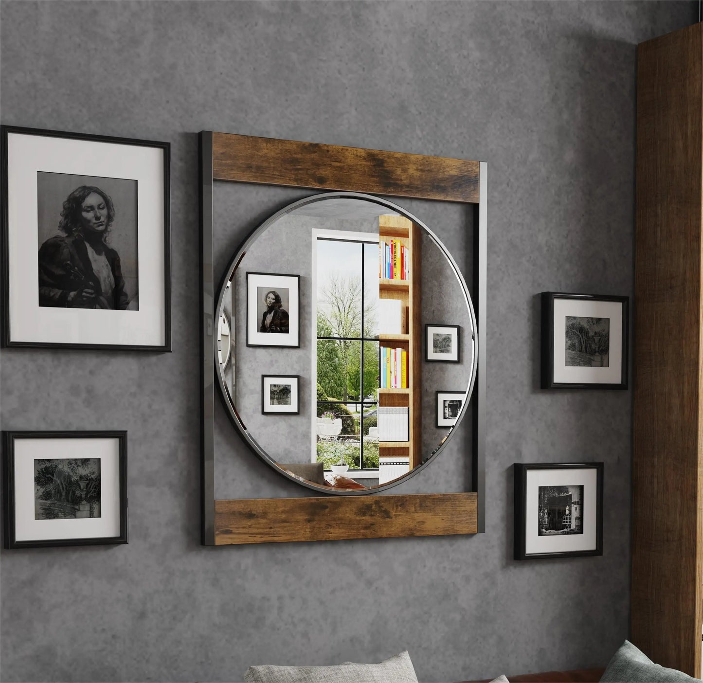 24.8x29.9" Wall Mirror