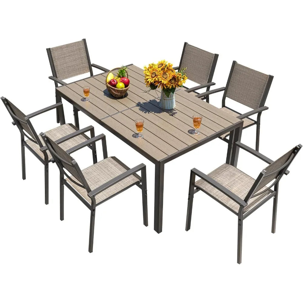 7 Piece Patio Dining Set