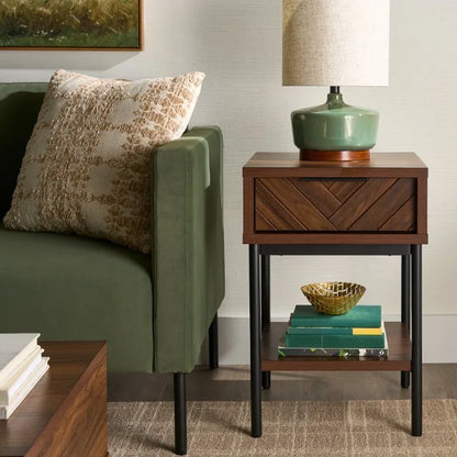 Walnut End Table