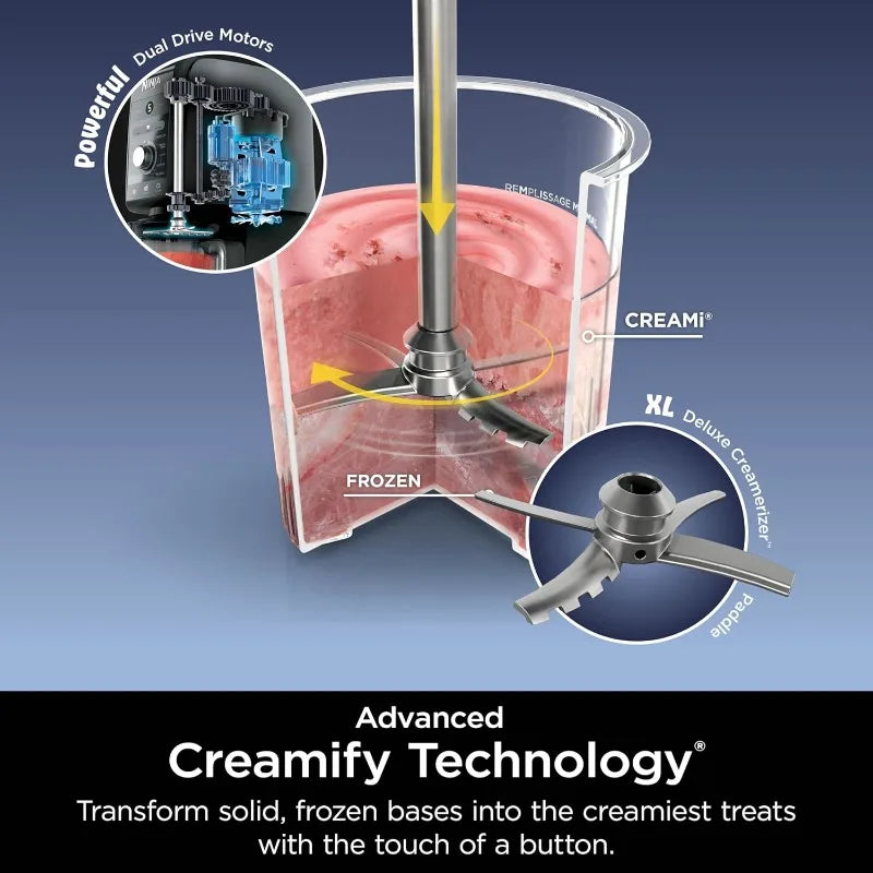 Ninja CREAMi Deluxe Ice Cream Maker