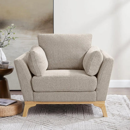 Large-Sized Carmel or Cream Accent Chairs