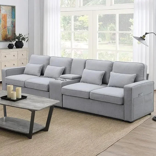 Sectional Sofa w/Console