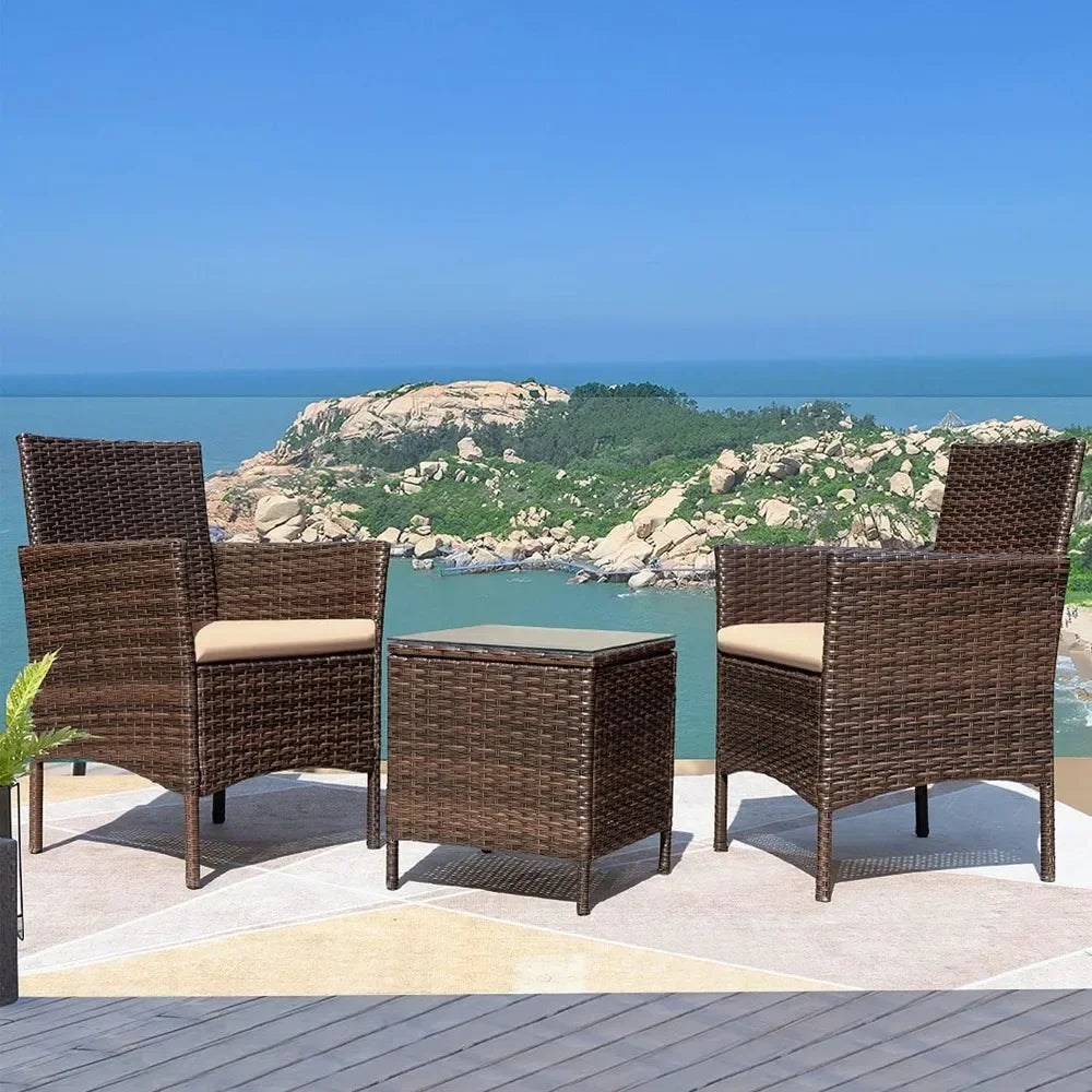 3 Pieces Patio Set