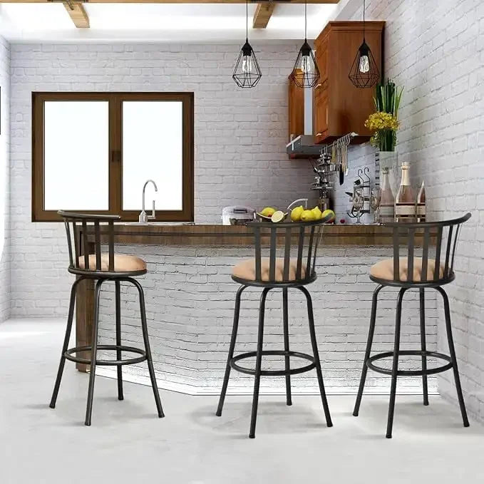 Set of 3-29" Swivel Counter Stools