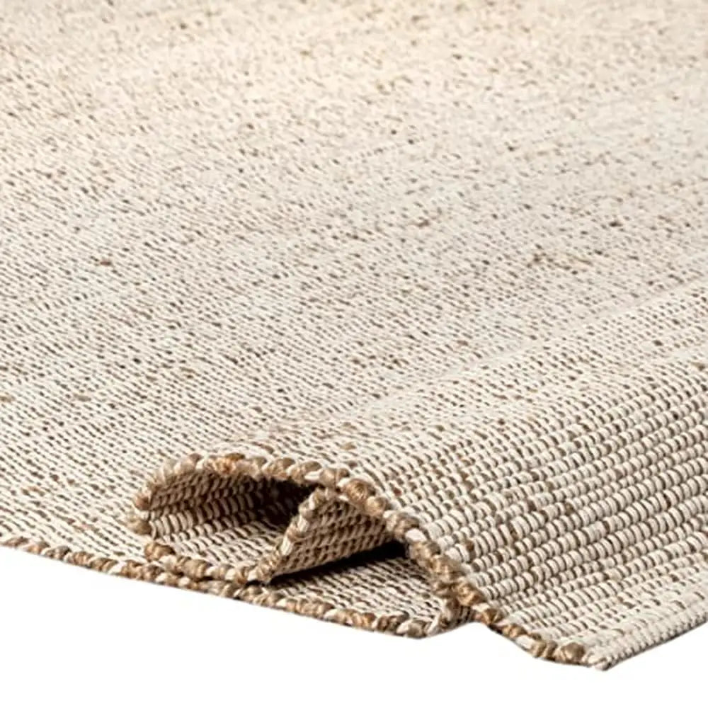 9'x12' Farmhouse Jute Cotton Rug