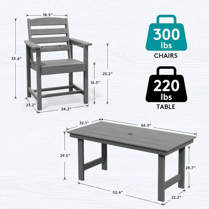 7-Piece Outdoor Dining Table Set