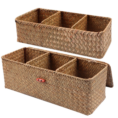 Hand Woven Seagrass Storage Basket