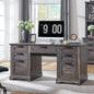 60" Farmhouse Executive Desk with Drawers