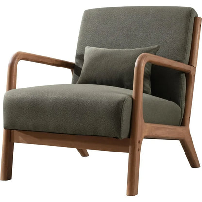 Set of 2-or 1 Linen Accent Chairs