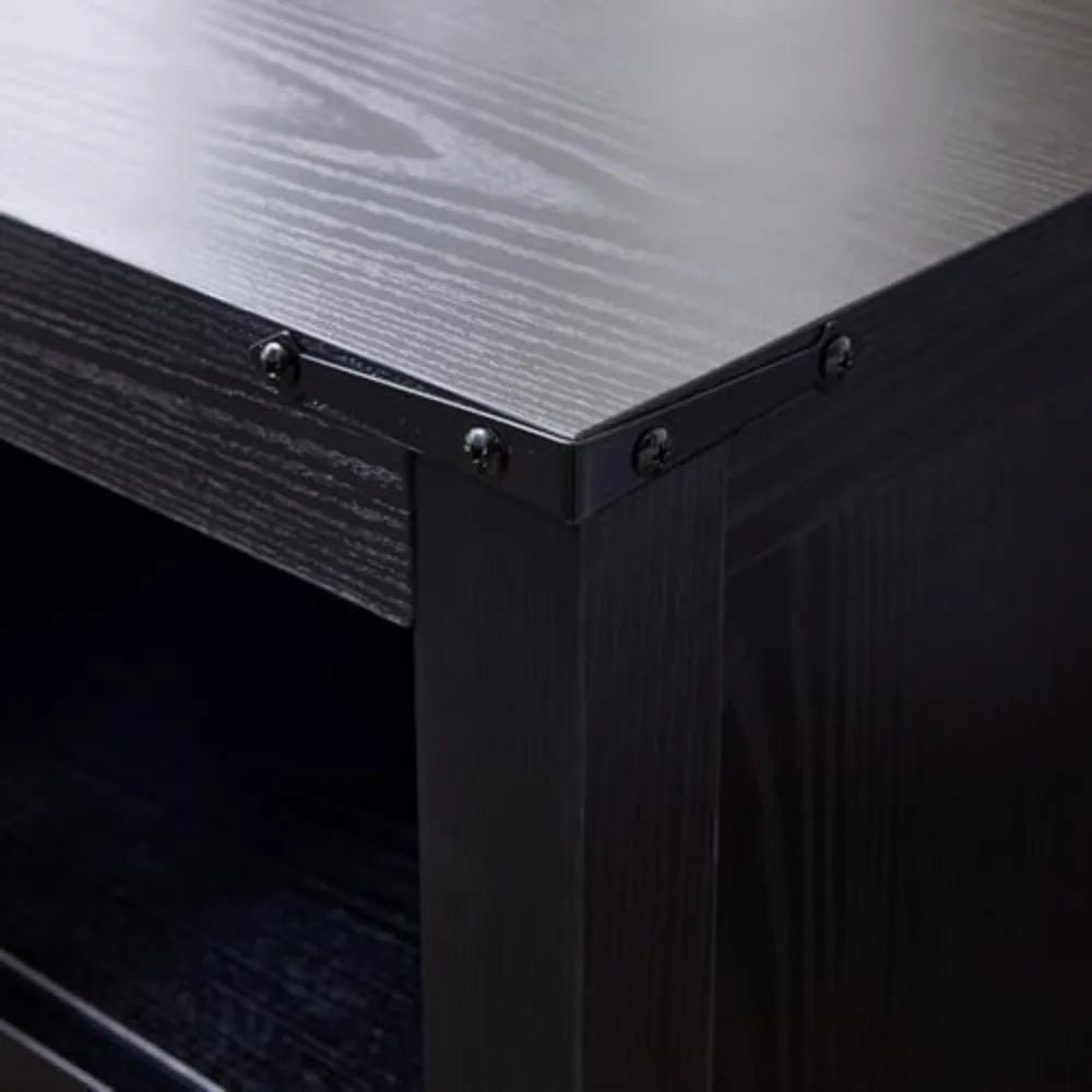 Set of 2-Farmhouse Side Table/Nightstand