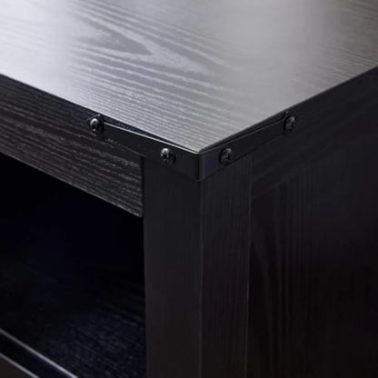 Set of 2-Farmhouse Side Table/Nightstand