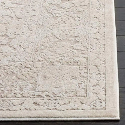 9x12 Beige Cream Boho Area Rug