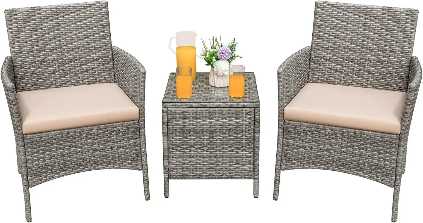 3 Pieces Patio Set