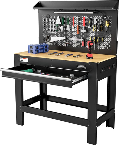 45" Garage Workbench with Storage