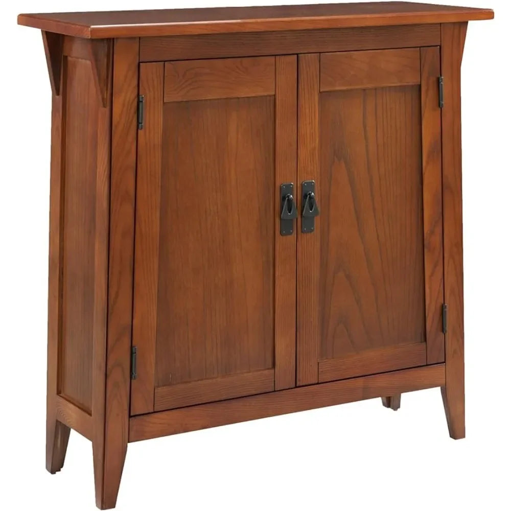 Mission Wood Oak Storage Cabinet