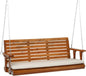 Heavy Duty 880 LBS Farmhouse Wooden Porch Swings