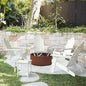 Set of 4 Folding HDPS Adirondack Chairs