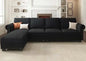 L-Shaped Sectional Sofa-Washable Covers