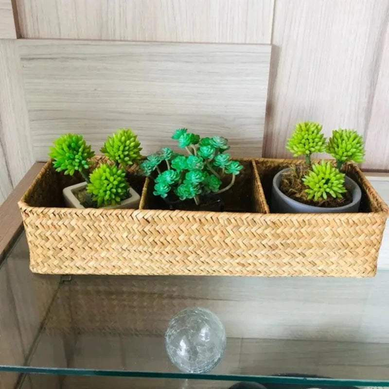 Hand Woven Seagrass Storage Basket