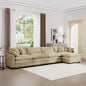 149.5" Sectional Sofa w/Ottoman