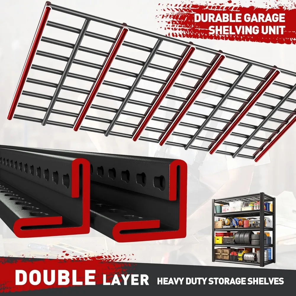 72" Heavy Duty Garage Shelving
