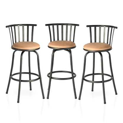 Set of 3-29" Swivel Counter Stools