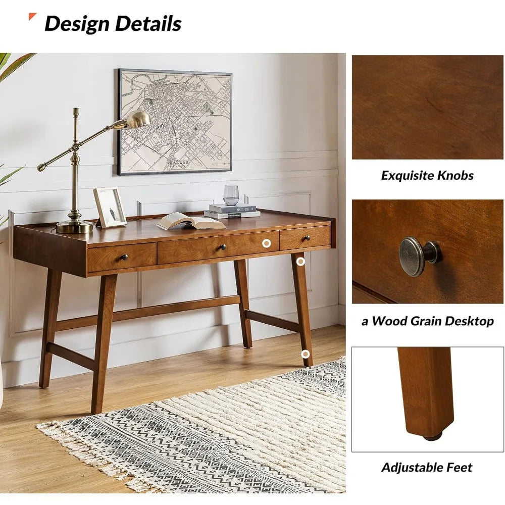 3-Drawer Office Computer Desk