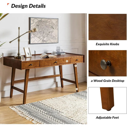 3-Drawer Office Computer Desk
