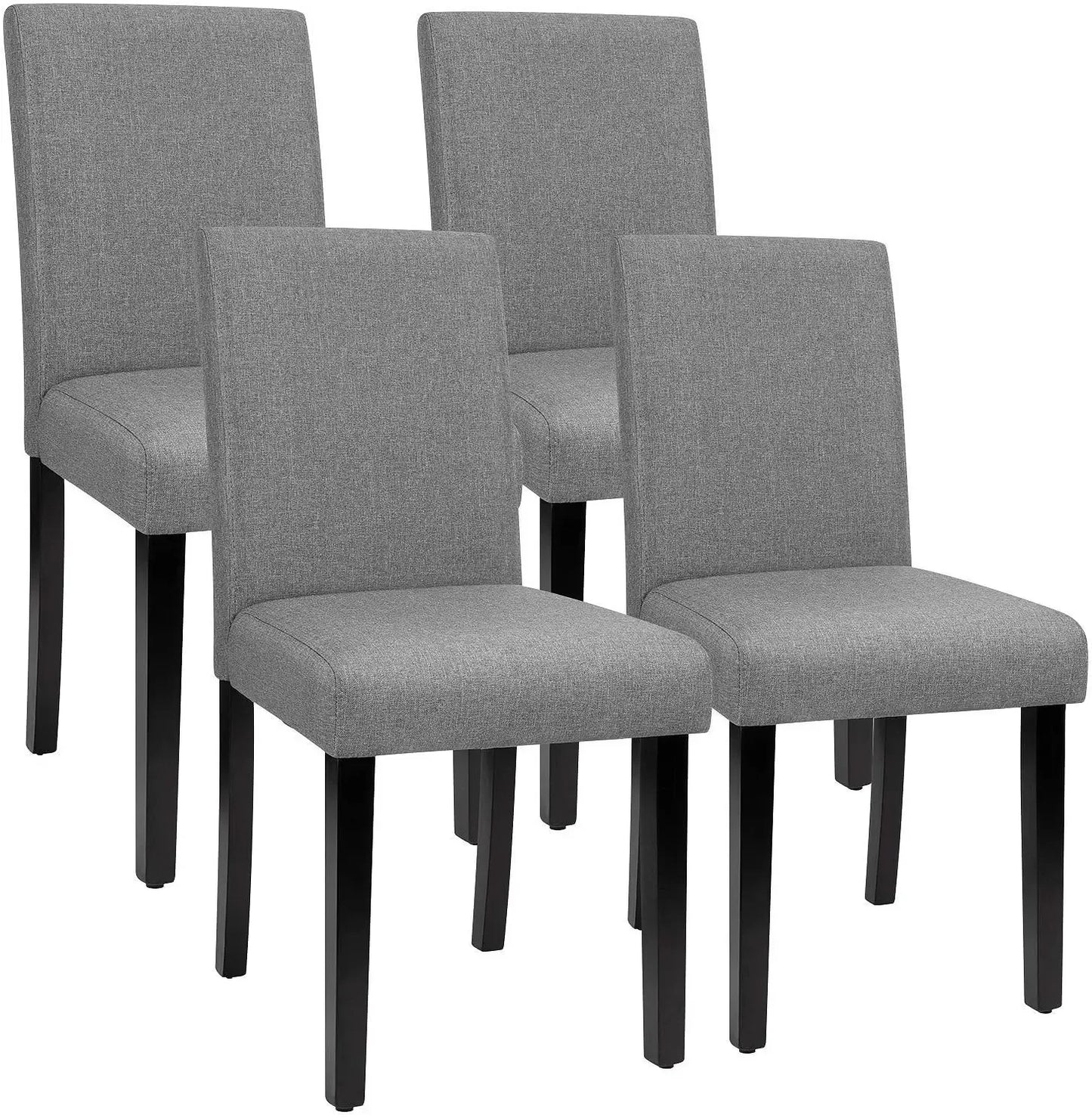 Set of 4 Gray Dining Chairs