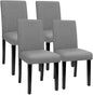 Set of 4 Gray Dining Chairs
