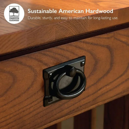 Solid Wood Mission Console Table
