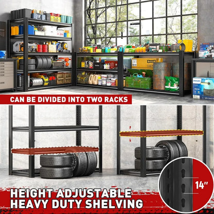 72" Heavy Duty Garage Shelving