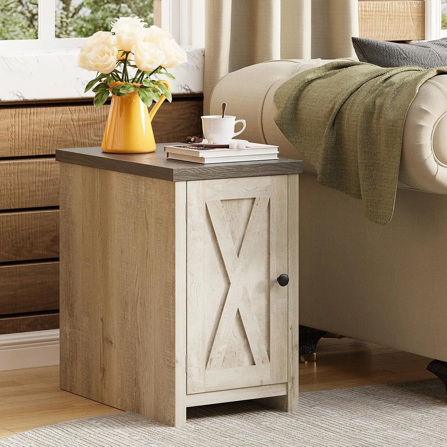 Rustic Farmhouse End Table