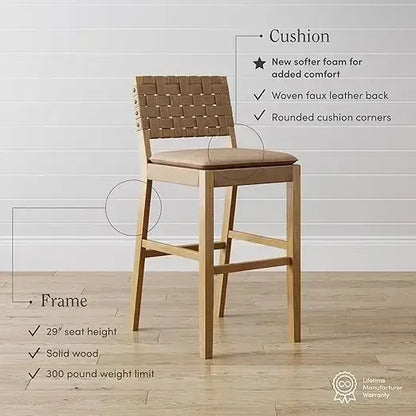 1 or Set of 4-Wood Counter Stool