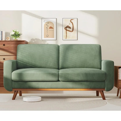68" Corduroy Loveseat Sofas