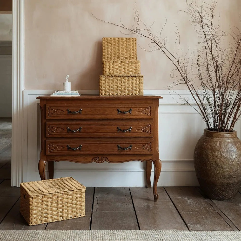 3 Set Storage Basket with Lid