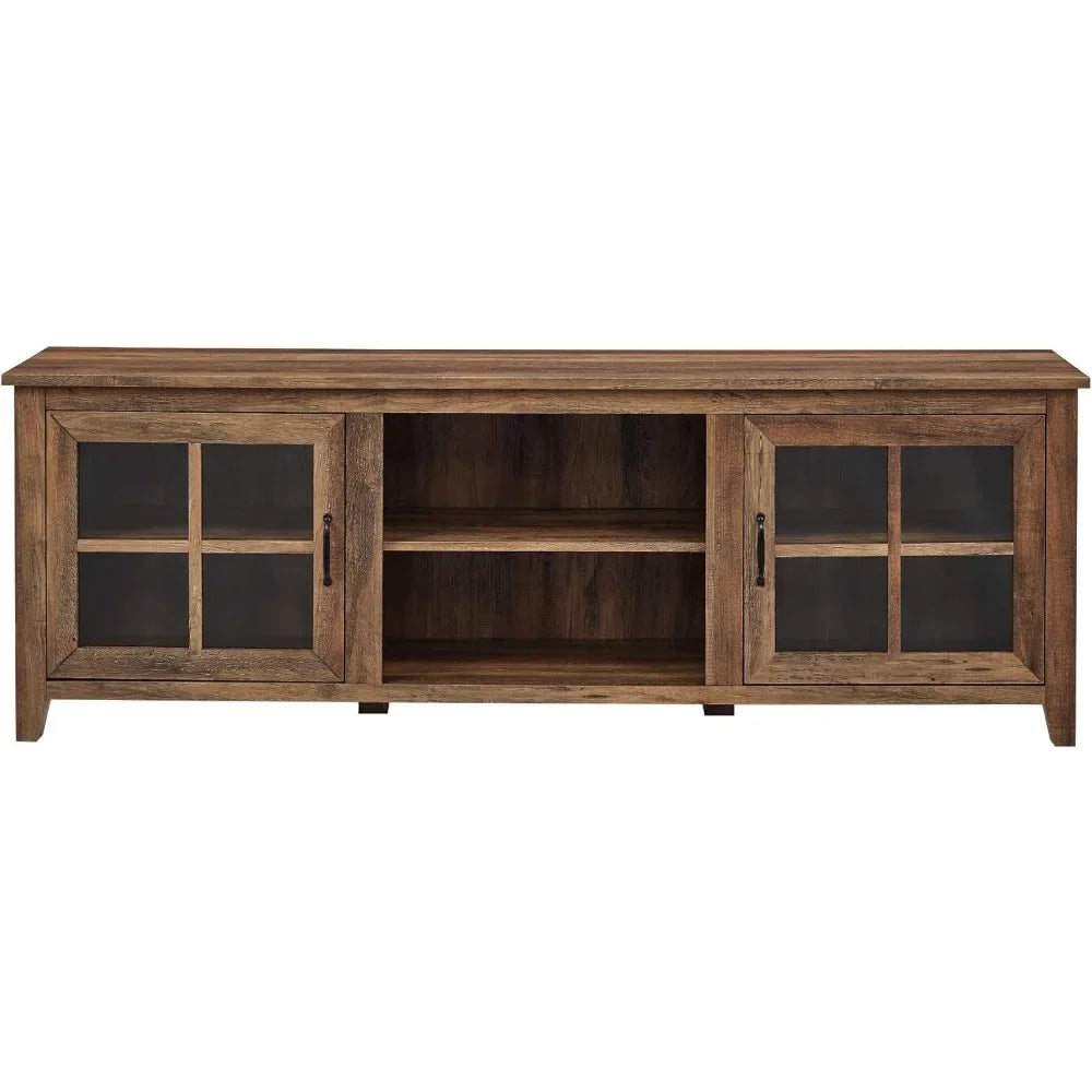 70"-2 Glass Door TV Stand
