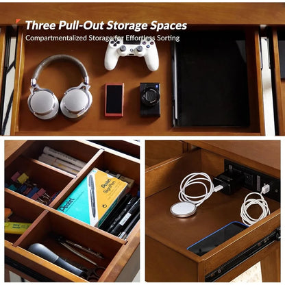 3-Drawer Office Computer Desk