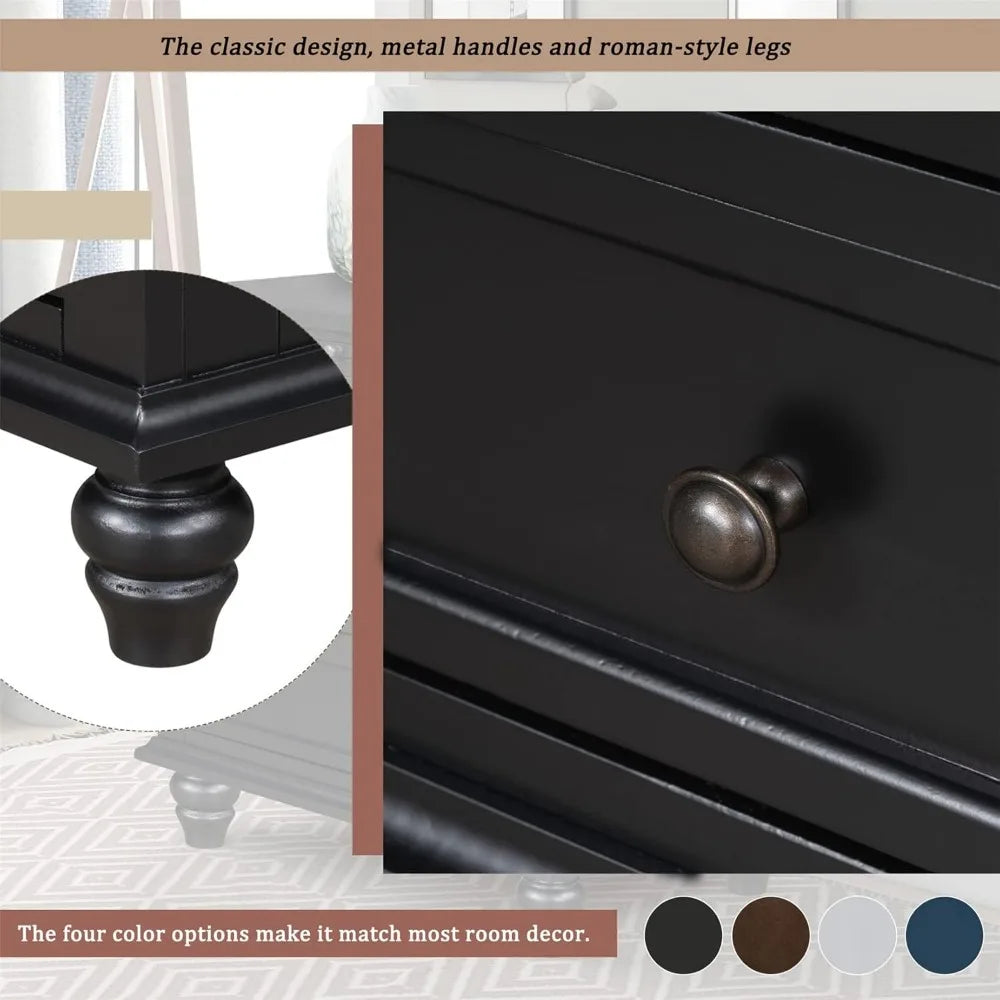 3 Drawer Nightstand