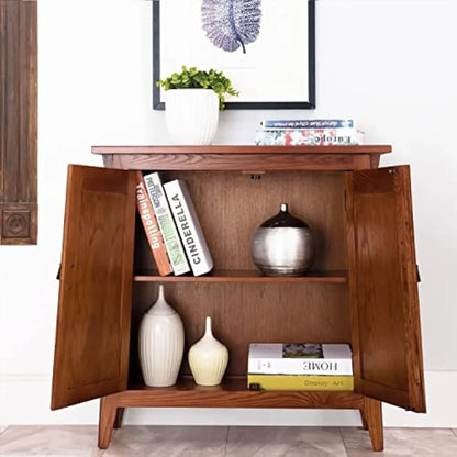 Mission Wood Oak Storage Cabinet