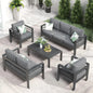4 or 5 Pc-Patio Sectional Furniture With Fire Pit Table or Coffee Table