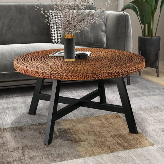 Seagrass Wicker Round Coffee Table